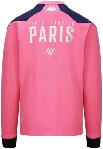 KAPPA-Sweatshirt ABLAS PRO 7 Stade Français Paris Rose Homme-0