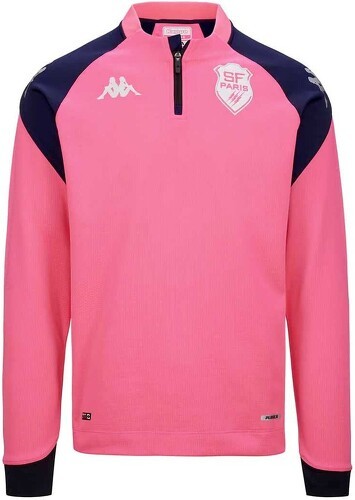 KAPPA-Sweatshirt ABLAS PRO 7 Stade Français Paris Rose Homme-1