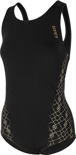 Zone 3-2024 Zone3 Femmes Iconic Classic Costume - Black / Grey / G-0