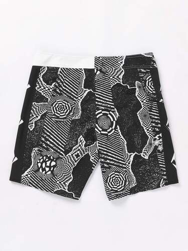 VOLCOM-Boardshort Lido Iconic Mod 19" - BLACK WHITE-4