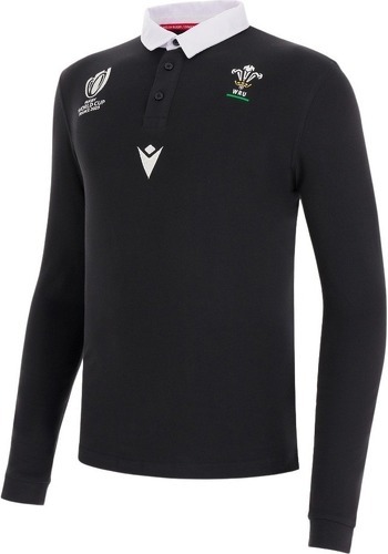 MACRON-Maillot Training manches longues Pays de Galles Rugby XV Merch CA LF RWC 2023-image-1