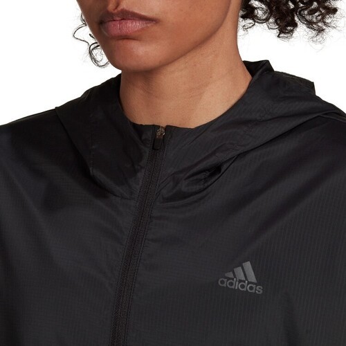 adidas Performance-Giacca Run Fast Zip Solid-4