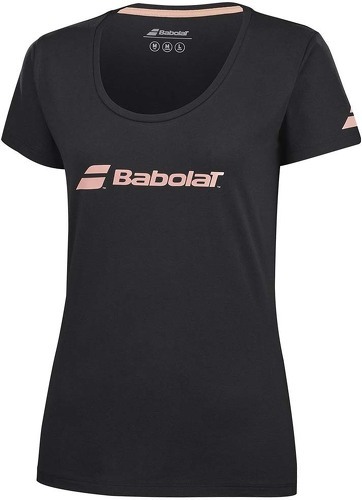 BABOLAT-T-Shirt Babolat Exercise Femme Noir-1