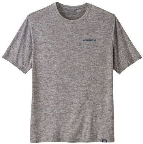 PATAGONIA-T-shirt Capilene Cool Daily Graphic Feather Grey-2