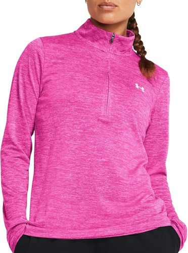 UNDER ARMOUR-Haut d'entraînement 1/2 zippé femme Under Armour Twist-0