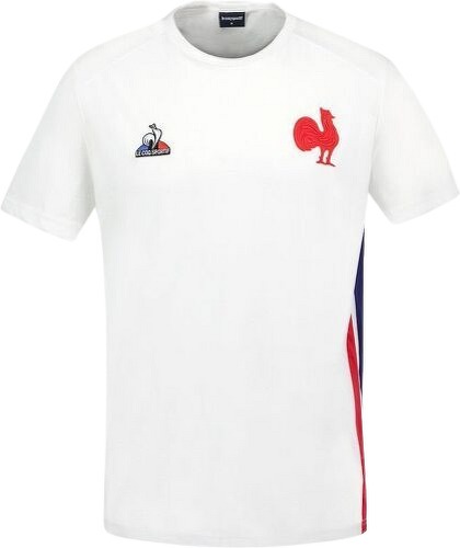 LE COQ SPORTIF-T-Shirt Presentation Blanc XV de France 2023/2024-image-1