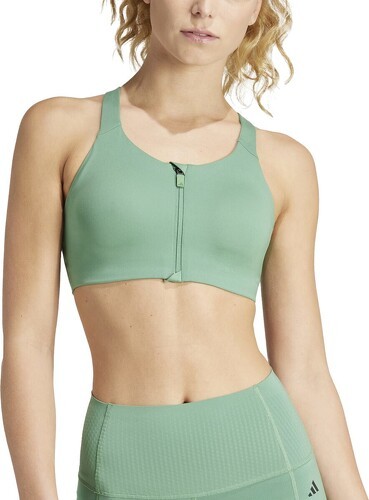 adidas Performance-Brassière zippée maintien fort TLRD Impact Luxe -0