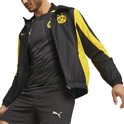 PUMA-Bvb Prematch Woven Présentation Veste-2