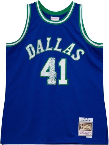 Mitchell & Ness-Maillot 75e anniversaire Dallas Mavericks Dirk Nowitzki 1998/99-image-1