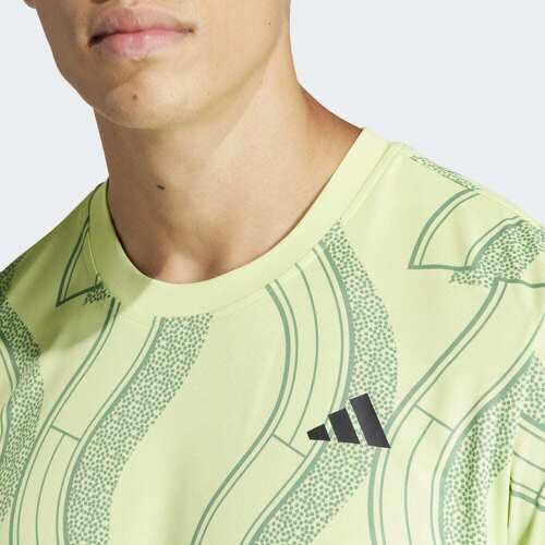 adidas Performance-T-shirt de tennis graphique Club-3