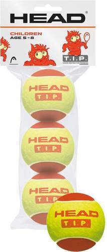 HEAD-Balles de tennis enfant Head T.I.P. (x3)-image-1
