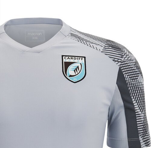 MACRON-Maillot d'entraînement enfant Cardiff Blues Staff Dry 22/2023-2