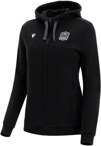 MACRON-Sweatshirt à capuche full zip femme Glasgow Warriors 2020/21-image-1