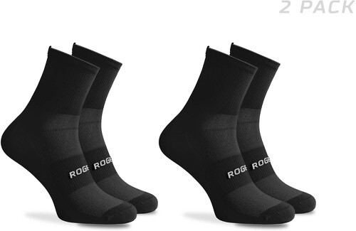 Rogelli-Chaussettes Velo Essential 2-pack - Homme - Noir-image-1