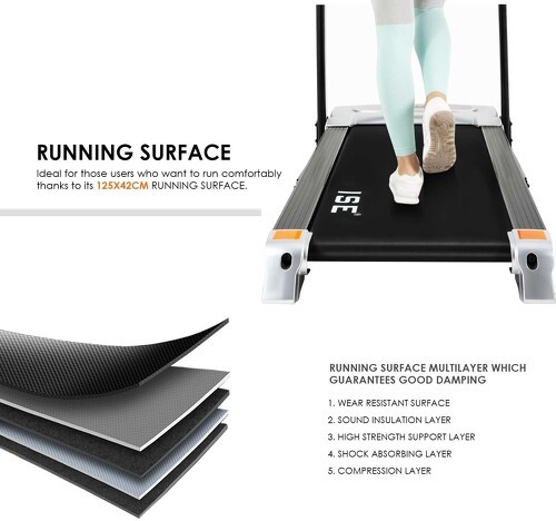 ISE-SY-1002 motorisé‎, inclinaison manuelle - Tapis De Course-1