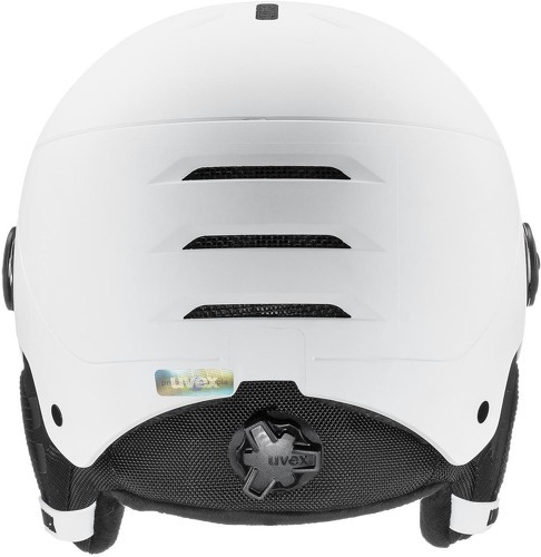 UVEX-Casque De Ski / Snow Uvex Rocket Jr Visor White-black M  Garçon-2