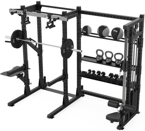Titanium Strength-Half Rack avec Poulie Ajustable (100 kg) et Étagères de Rangement E70-4