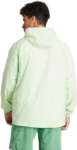 adidas Performance-Veste de tennis entièrement zippée semi-transparente Pro-2