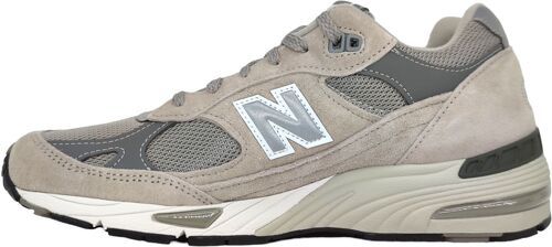 NEW BALANCE-Baskets 991v1 Gray/Silver Metallic-1