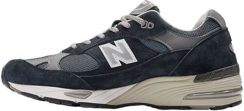 NEW BALANCE-Baskets 991v1 Navy/White/Silver-2