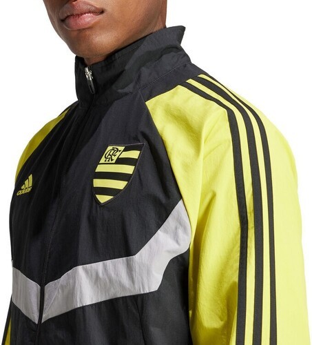 adidas Performance-Veste de survêtement toile CR Flamengo-4