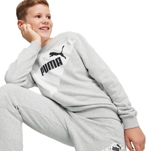 PUMA-Puma Enfants Power Graphic Crew-2