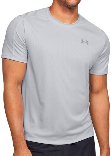 UNDER ARMOUR-T-Shirt Gris Homme Under Armour Stride Shortsleeve-image-1