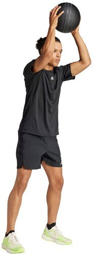 adidas Performance-T-shirt d'entraînement HIIT 3 bandes-3