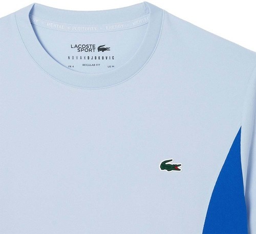 LACOSTE-T-Shirt Lacoste Tennis Melbourne Novak Djokovic Bleu-1