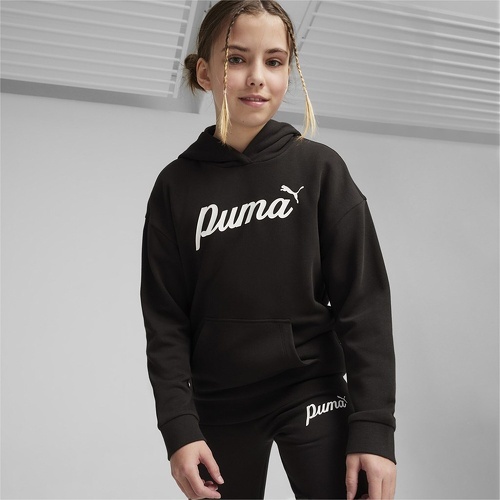 PUMA-Sweatshirt à capuche fille Puma Script ESS+-2