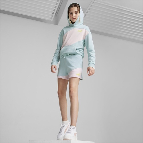 PUMA-PUMA PANTALONCINI POWER COLORBLOCK BAMBINA-4