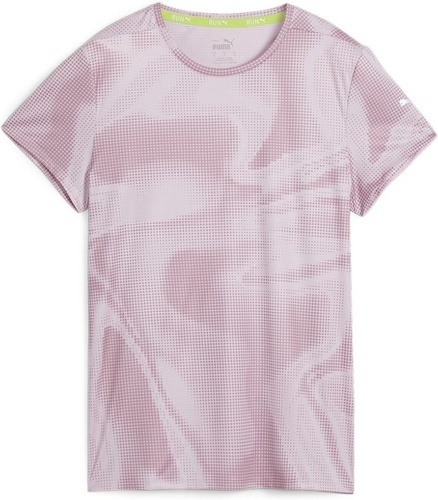 PUMA-RUN FAVORITE AOP TEE W-0