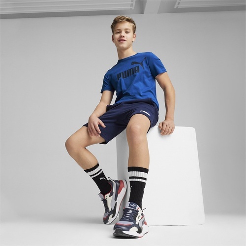 PUMA-Short enfant Puma Essentials+ Two-Tone-3