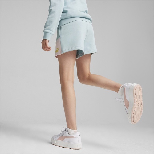 PUMA-PUMA PANTALONCINI POWER COLORBLOCK BAMBINA-3