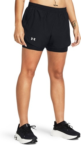 UNDER ARMOUR-Short 2 en 1 femme Under Armour Fly-By-2