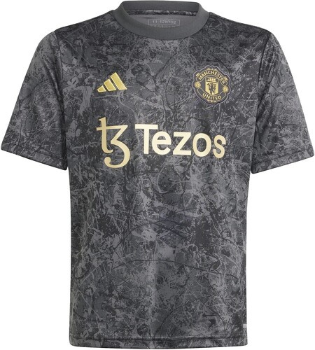 adidas Performance-Maillot d'échauffement Manchester United Stone Roses Enfants-image-1