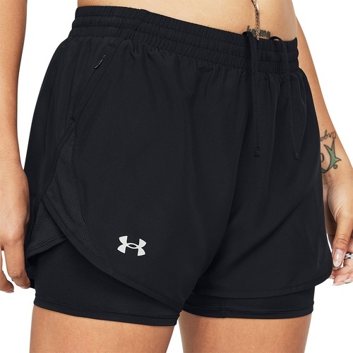 UNDER ARMOUR-Short 2 en 1 femme Under Armour Fly-By-4