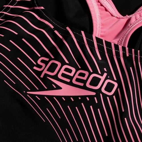 Speedo-Maillot de bain 1 pièce fille Speedo Eco Medley Logo Medalist-3