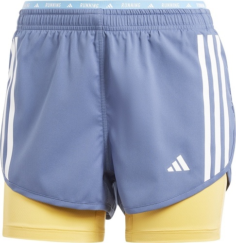 adidas Performance-Own The Run 3Stripes 2in1 Shorts-image-1