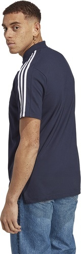 adidas Sportswear-Polo à petit logo et 3 bandes en piqué brodé Essentials-3