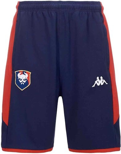 KAPPA-Short Alozip 7 Stade Malherbe CAEN Homme Bleu Rouge-1