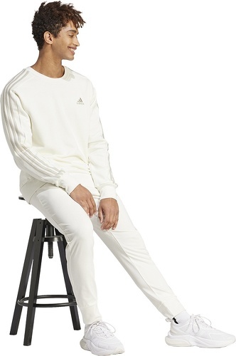 adidas Sportswear-Sweat-shirt à 3 bandes en molleton Essentials-4