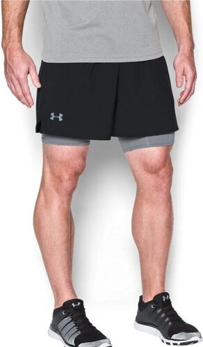 UNDER ARMOUR-Under Armour Qualifier 2-in-1 - Short de fitness-2