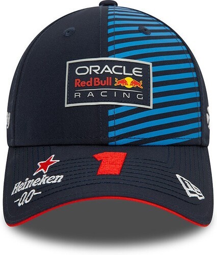 RED BULL RACING F1-Casquette snapback 9FORTY New Era Red Bull Formule 1 Max Verstappen 1 Bleu Homme Taille Unique-2