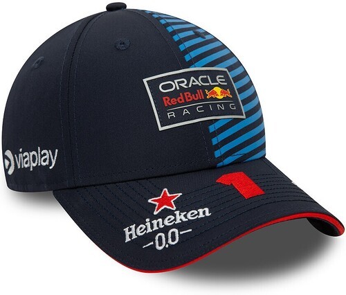 RED BULL RACING F1-Casquette snapback 9FORTY New Era Red Bull Formule 1 Max Verstappen 1 Bleu Homme Taille Unique-3