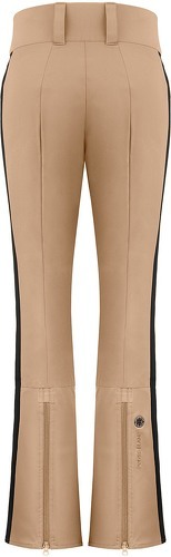 POIVRE BLANC-Pantalon De Ski Stretch Poivre Blanc 0822 Almond Brown Black Femme-1