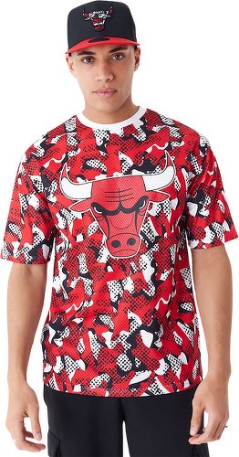 NEW ERA-T-shirt Chicago Bulls NBA Team AOP Mesh-image-1