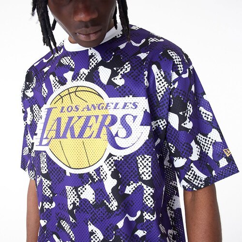 NEW ERA-T Shirt Los Angeles Lakers Nba Team Aop-4