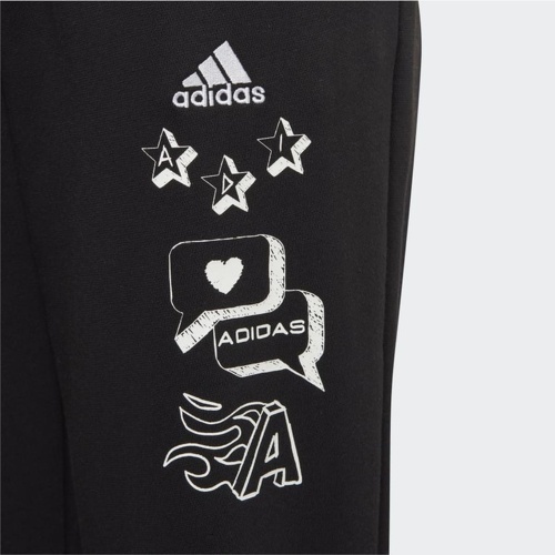 adidas Sportswear-ADIDAS PANTALONI BRAND LOVE, (DA 6 A 16 ANS)-image-1