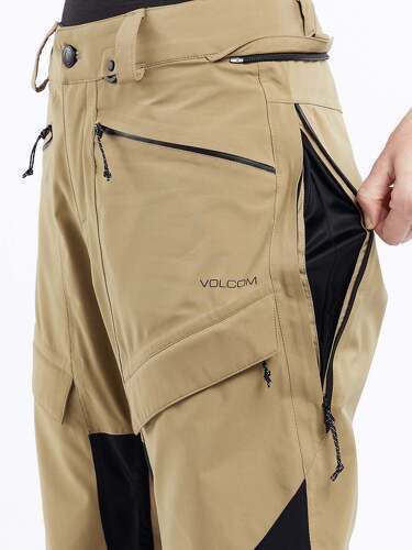 VOLCOM-Pantalon Stretch Gore-Tex V.Co At  - DARK KHAKI-2